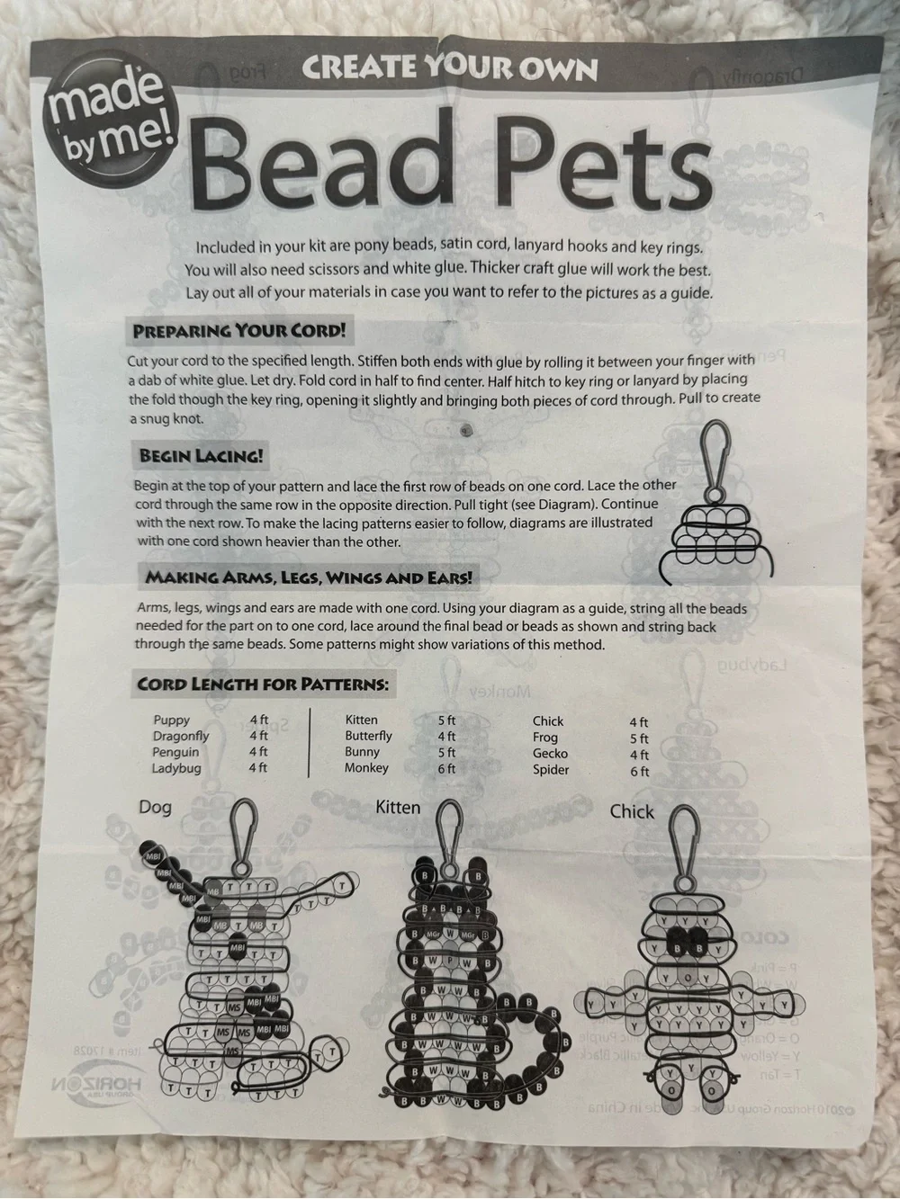 Create Your Own Bead Pet Key Chains & Paint Your Own Sun Catchers, ages 6+